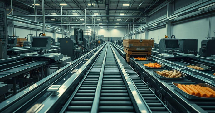 Esteira industrial para alimentos: efici&ecirc;ncia e seguran&ccedil;a na produ&ccedil;&atilde;o alimentar