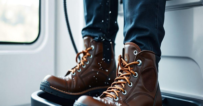 Lavador de Botas Autom&aacute;tico para Praticidade