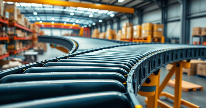 Esteira transportadora articulada: efici&ecirc;ncia e versatilidade para sua opera&ccedil;&atilde;o log&iacute;stica