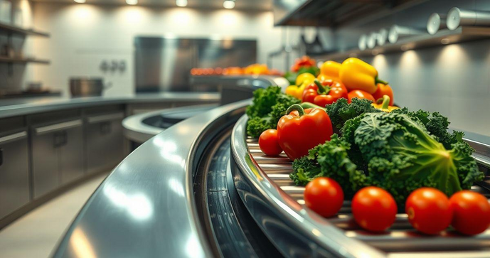 Esteira Transportadora de Alimentos: Efici&ecirc;ncia em Movimento