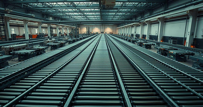 Esteira transportadora de roletes: efici&ecirc;ncia e versatilidade na movimenta&ccedil;&atilde;o de cargas