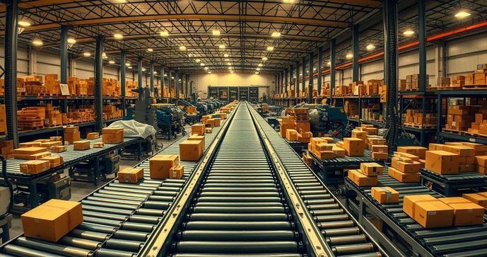 Esteira Transportadora de Roletes Livres