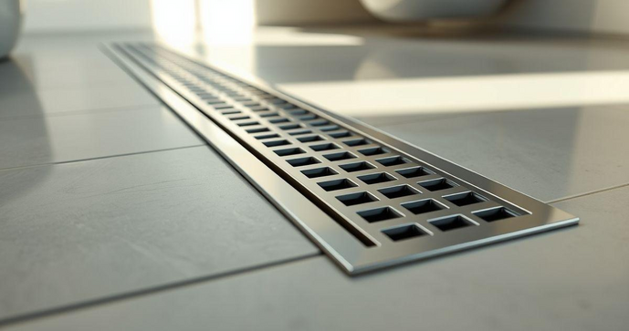 Ralo Linear A&ccedil;o Inox: Beleza e Funcionalidade