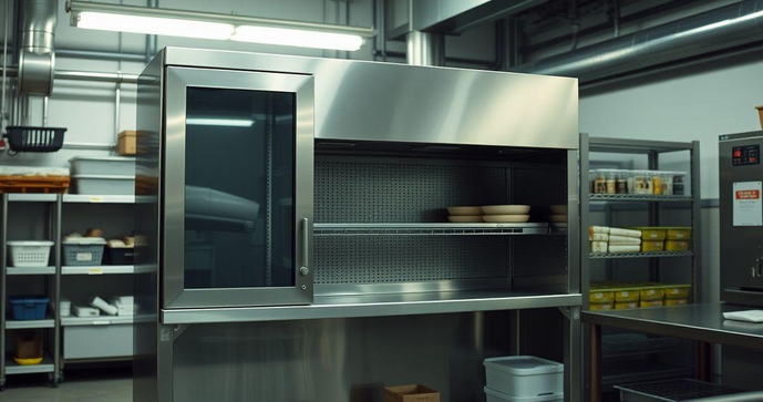 Arm&aacute;rio Inox para Cozinha Industrial &eacute; a Solu&ccedil;&atilde;o Ideal para Organiza&ccedil;&atilde;o e Durabilidade