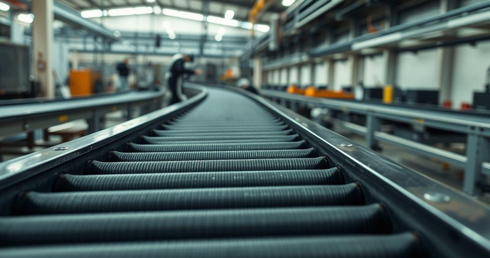 Correia para esteira transportadora: como escolher a ideal para sua operação