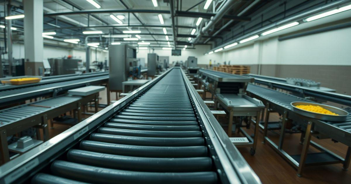 Esteira industrial para alimentos: como escolher a melhor op&ccedil;&atilde;o para sua produ&ccedil;&atilde;o