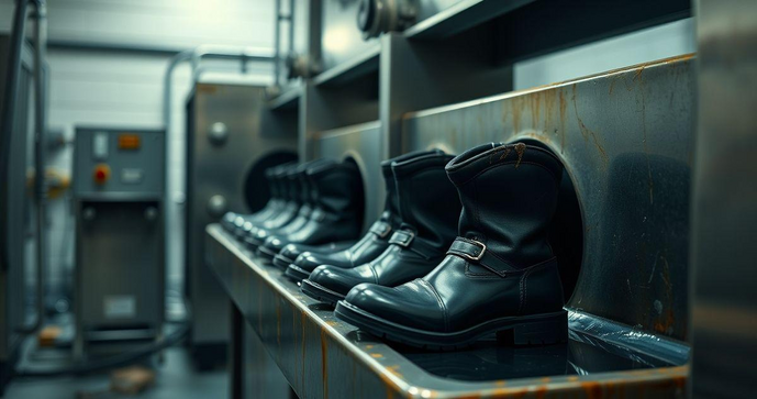 Lavador de botas industrial &eacute; a solu&ccedil;&atilde;o ideal para manter a seguran&ccedil;a e a higiene no ambiente de trabalho