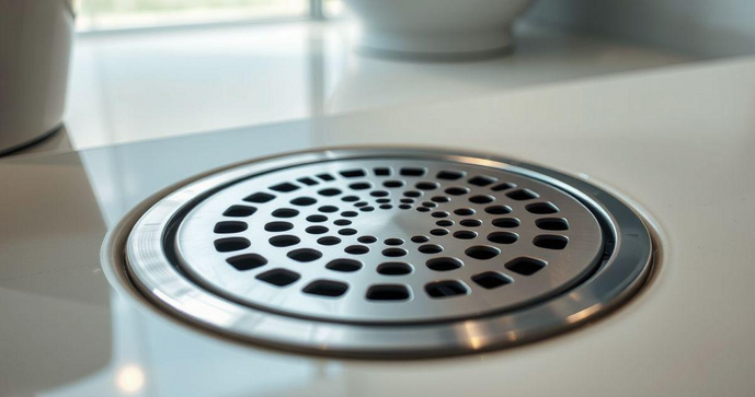 Ralo com grelha em a&ccedil;o inox: Durabilidade e Estilo para Seu Banheiro