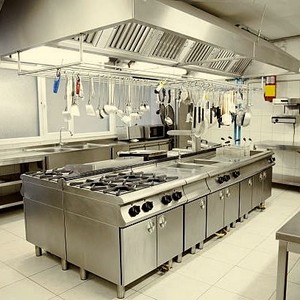 Armário de cozinha industrial inox