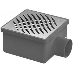 Ralo sifonado em aço inox sp